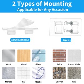 Hooks for Outdoor String Lights Clips: 102Pcs Heavy Duty Light Hook with Waterproof Adhesive Strips - Outside Clear Cord Holders for Hanging Christmas Lighting - Outdoors Sticky Clip (102)