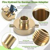 SpringSpray 1-1/2" NST (NH) Female x 3/4" GHT Male Brass