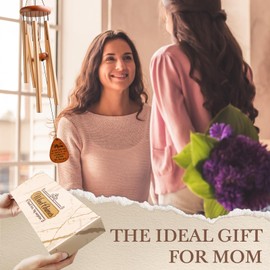 Leebbsin Leebbsin Gifts for Mom, Mom Gifts Wind Chimes, Birthday Gifts for Mom from Daughter Son, Love Reminder Gifts for Mothers Day Thanksgiving Christmas, Large-36'