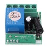 Single Channel Relay RF Wireless Switch 433MHz DC12V Adjustable Remote