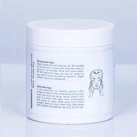 By Mia Face & Body Bentonite Clay | White Powder Clay 500gr |%100 Natural | Free Fragrance | Deep Skin Pore Cleansing