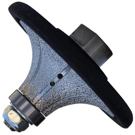 Stadea Diamond Profile Wheel Demi 3/8" for Grinder - B10 Radius Half Bullnose Router Bit for Granite Marble Stone Countertop Edges