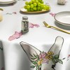 Artoid Mode Flowers Leaves Rabbit Butterflies Easter Table Cloth, Round