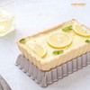 CHEFMADE Tart Pan, 7 Inch Non-Stick Quice Pan with Removable