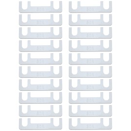 eMagTech 20Pcs Flat Fuse Strip Replacement Mixed Amp Strip Fuse Automotive Flat Fuse Blades Flat Fuse Blocks Car Accessories DC 32V