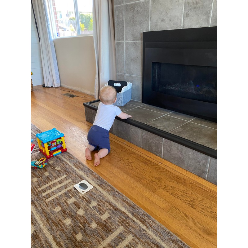 KidKusion Hearth Cushion | Made in USA | Black |