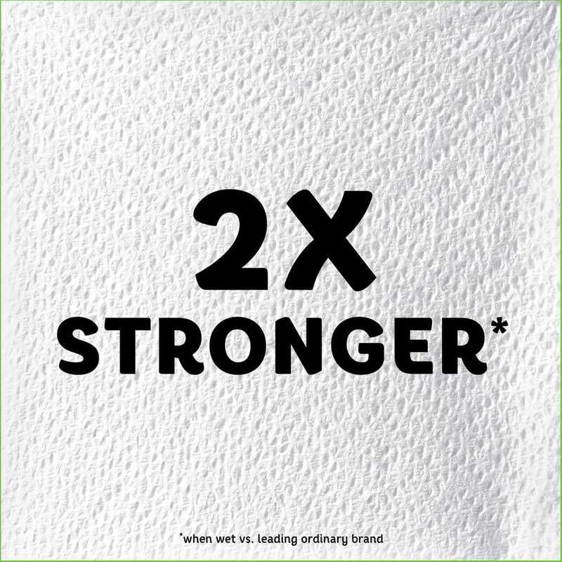 Bounty Paper Napkins, White or Printed, 200 Count, Pack of