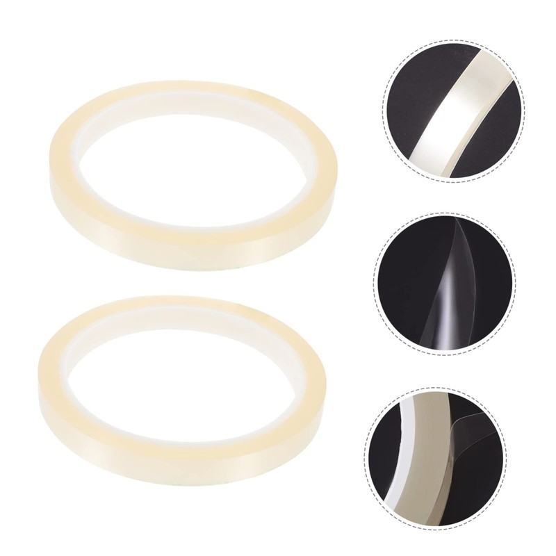 Mobestech 2sets Heat Shrink Transfer Tape Heat Resistant Tape 5m