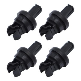 tiyiyok Pack of 4 Car Boot Parcel Shelf Clips, Mounting Clips, Plastic Expansion Rivets, 7705099001, 8200675047, 79916JD00A Replacement, Body Clips, Expansion Rivets Body Mounting Kit