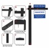 FENCETECH Vinyl PVC Real Estate Sign Post 6' Tall, Realtor