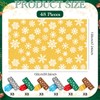 Moukeren 48 Pcs Christmas Snowflake Throw Blanket Bulk, 59 x
