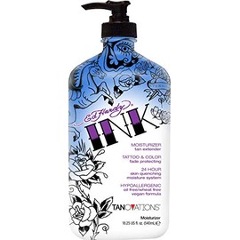 Ed Hardy INK Tattoo & Color Fade Moisturizer Tan Extender 18.75 Ounce