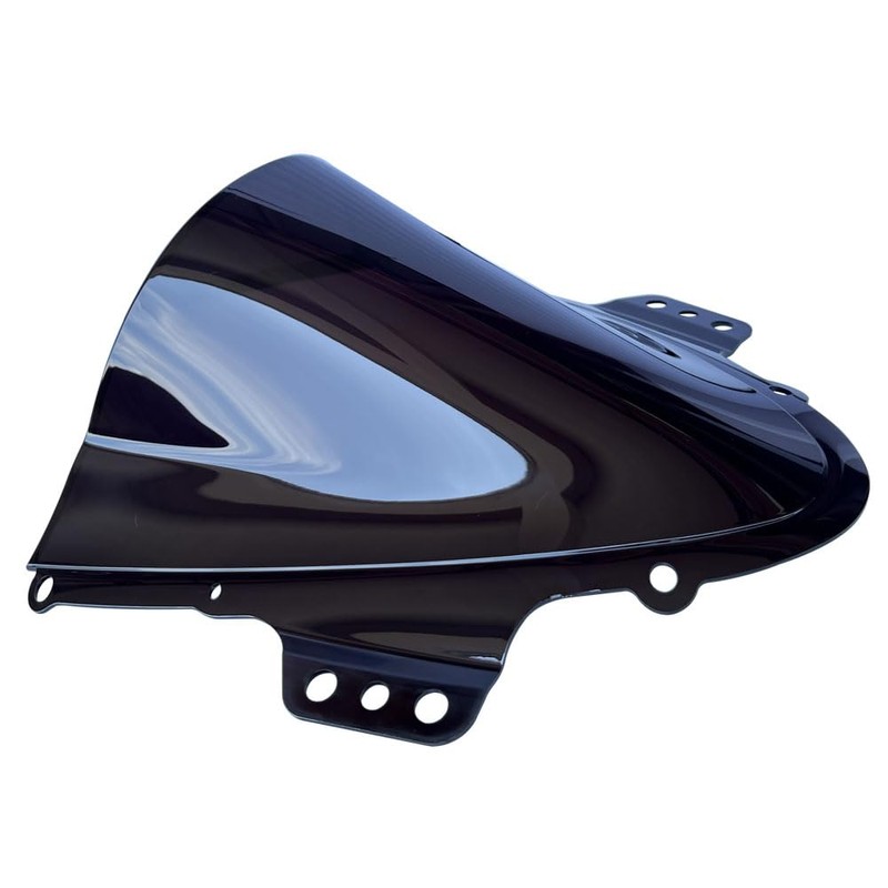 Motorcycle Double Bubble Windshield Windscreen Visor Air Flow Deflector Compatible