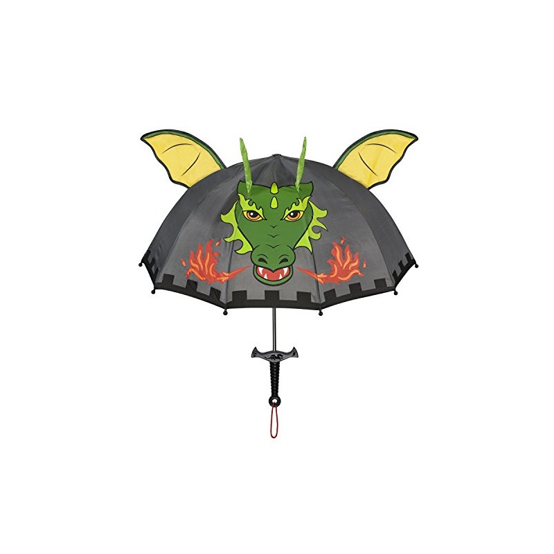 Kidorable Boys' Grey Dragon Knight Umbrellas, Gray, One Size