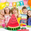 Aoriher Small Watermelon Piñata with Blindfold Bat Fruit Piñata Summer