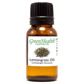 Lemongrass Essential Oil - 15 ml - 100% Pure Essential Oil - GreenHealth