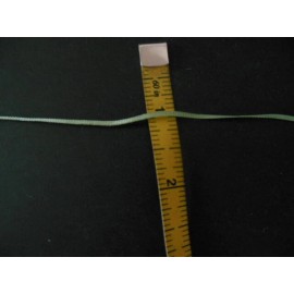 Unbranded 15 yards VERY NARROW light green Ribbon, 1/32", NEW off of the reel