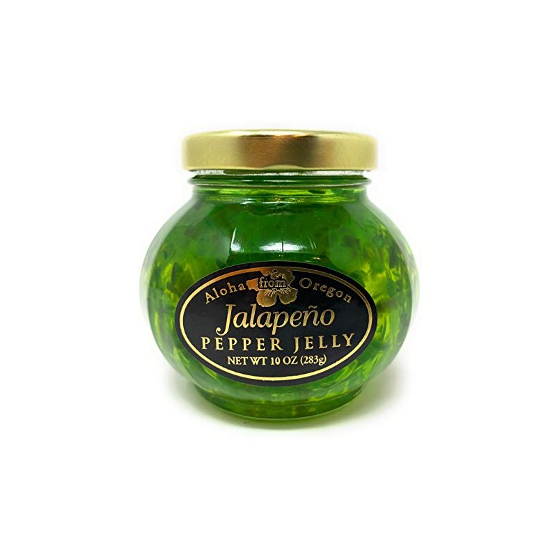 Aloha From Oregon Jalapeno Pepper Jelly in a 10 Ounce