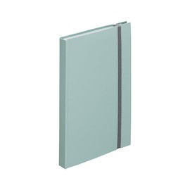 Lihit Lab N2421-14 Bi-Fold, Clear Book, Interchangeable Pockets, Mutual A5/A4, Bi-fold, 10 Pockets, Light Blue