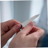 Healeved Nail Files Set Metalic Stainless Steel Cuticle Tools Smooth