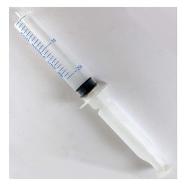HAWK 20 mil Disposable Syringe - Sturdy Plunger & Rubber Tip : (Pack of 6 Pcs.) - TJ7620