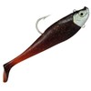 Dieter Eisele Hörminator Shad Motoroil Rubber Fish with Jig Hook,