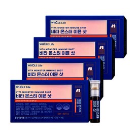 Whole Life All-in-One Multivitamin Mineral Vita Monster Immune Shot 7 bottles x 4 boxes (00825- / 홀라이프 올인원 멀티비타민 미네랄 비타몬스터 이뮨샷 7병 x 4박스 (00825-