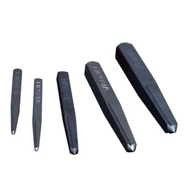 URREA Damaged Screw Removal Set - 5-Piece (5/16" - 5/8") Straight Flute Extractor Set with Tempered Steel Construction & Tool Storage Pouch - 9500A