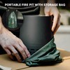 Onlyfire Smokeless Fire Pit with Carrying Bag & Top Bracket,