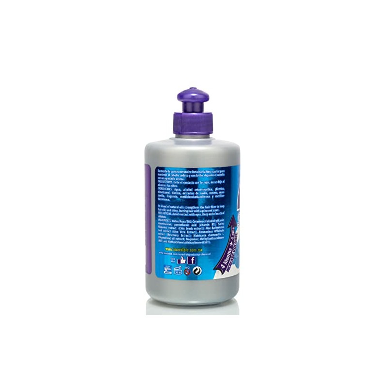 Crema para Peinar con Biotina y Queratina para Cabello Liso