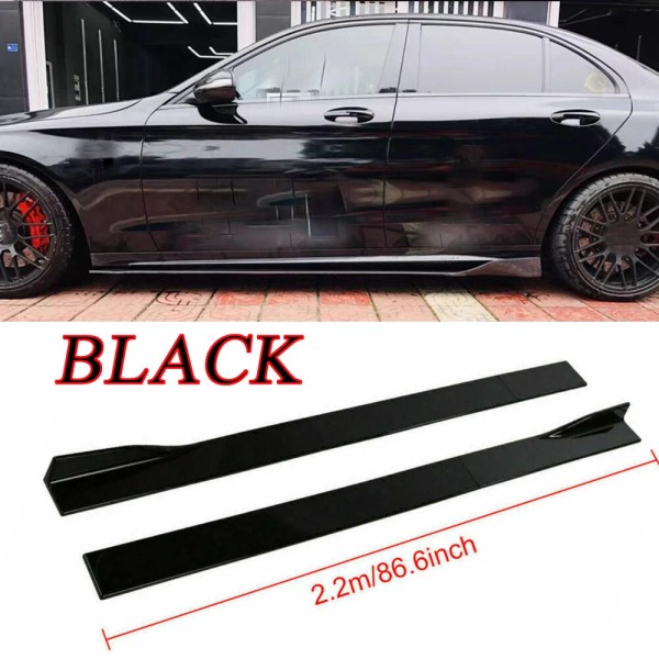 Unbranded For Acura TL TLX ILX 78.7" Gloss Black Side