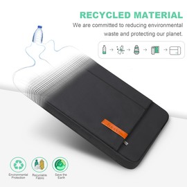 Lacdo Laptop Sleeve Case for 14" MacBook Pro, 13.8" Surface Laptop, Black