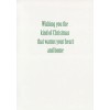Unbranded Christmas Barn Door with Wreath Greeting Card
