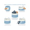 OrganiHaus Large Woven Storage Basket for Blankets and Toys 20"