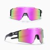 ALSUZYIOT Polarized Sunglasses for Women Men, UV400 Cycling Goggles Baseball