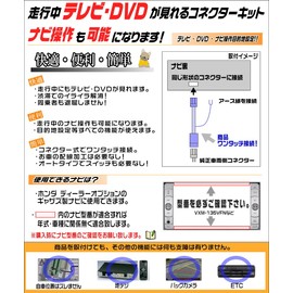 ブルパーツ テレビキャンセラー ホンダ VXM-152VFi VXM-155VSi VXM-155C 走行中にテレビが見れてナビ操作が出来る テレビキット ナビキット