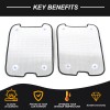 carmotion88 2PCS Car SunRoof Window Sunshade Trim SunVisor Kit For