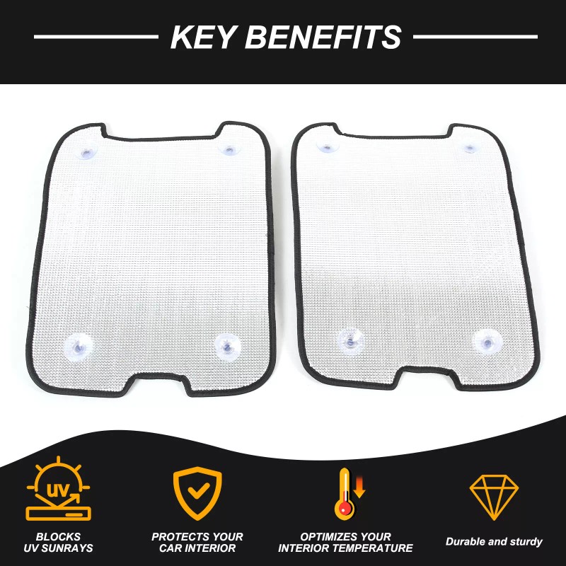 carmotion88 2PCS Car SunRoof Window Sunshade Trim SunVisor Kit For