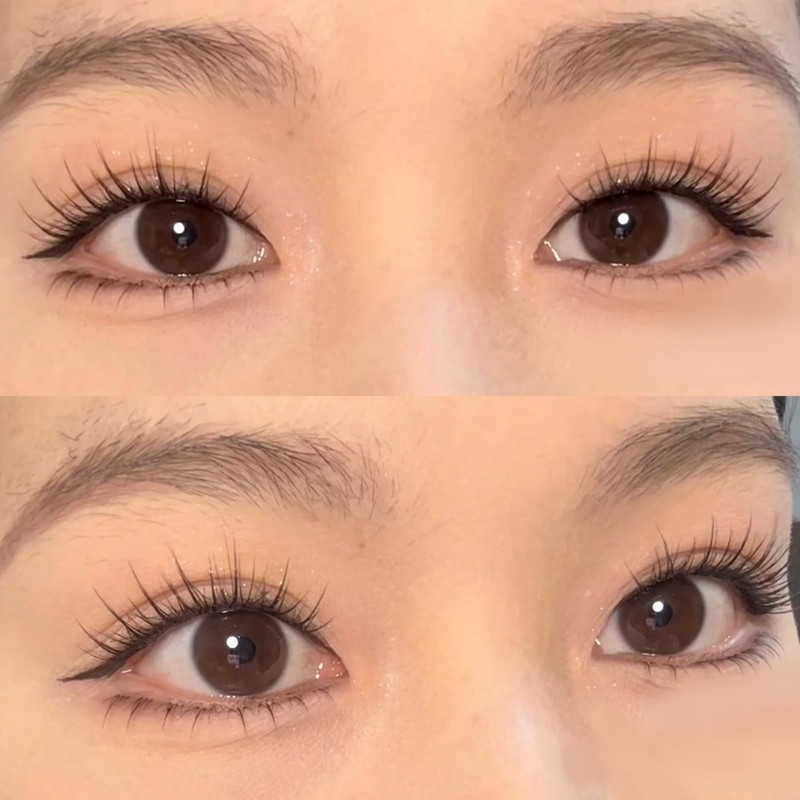 LASHIDOL Natural Transparent Eyelashes Handmade False Eyelashes Natural Design for