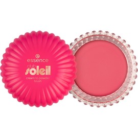 essence club SOLEIL Cream to Powder Blush, No. 01, Red, Natural, Matt, Vegan, Oil-Free, Paraben-Free, Nanoparticle Free, Pack of 1 (8.5 g)