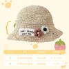 Umeloeo Straw Hat, Children, Baby Hat, Cute, Baby Sunshade, Wide