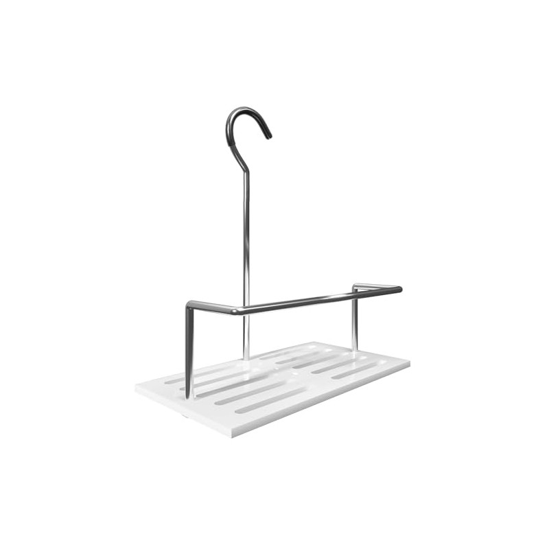 KOVVN - Hanging Shower Shelf Without Drilling, Adjustable Shower Storage,