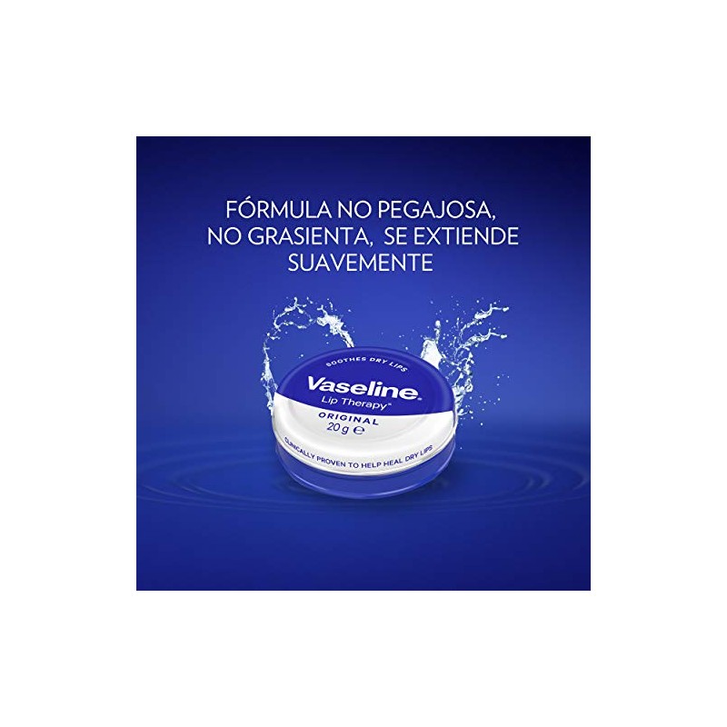 Vaseline Lip Therapy Petroleum Jelly Original for Men 0.7 oz