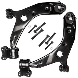 Detroit Axle - Front 4pc Control Arms Kit for 2007 2008 2009 Mazda 3, 2 Lower Control Arms w/Ball Joints 2 Sway Bar End Links Replacement