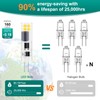 DiCUNO G4 LED Bulb Dimmable, 120V, G4 Bi-Pin Base Light