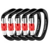 Locking Carabiner - 25kN 5600lb Climbing Carabiner Screw Gate D