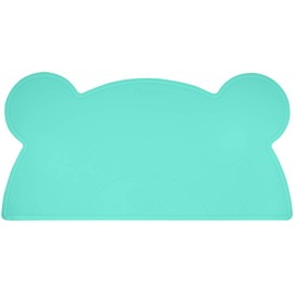 Kindsgut Placemat Bear Placemat, Placemat in Child-friendly Design and Subtle Colours, BPA Free, Mint
