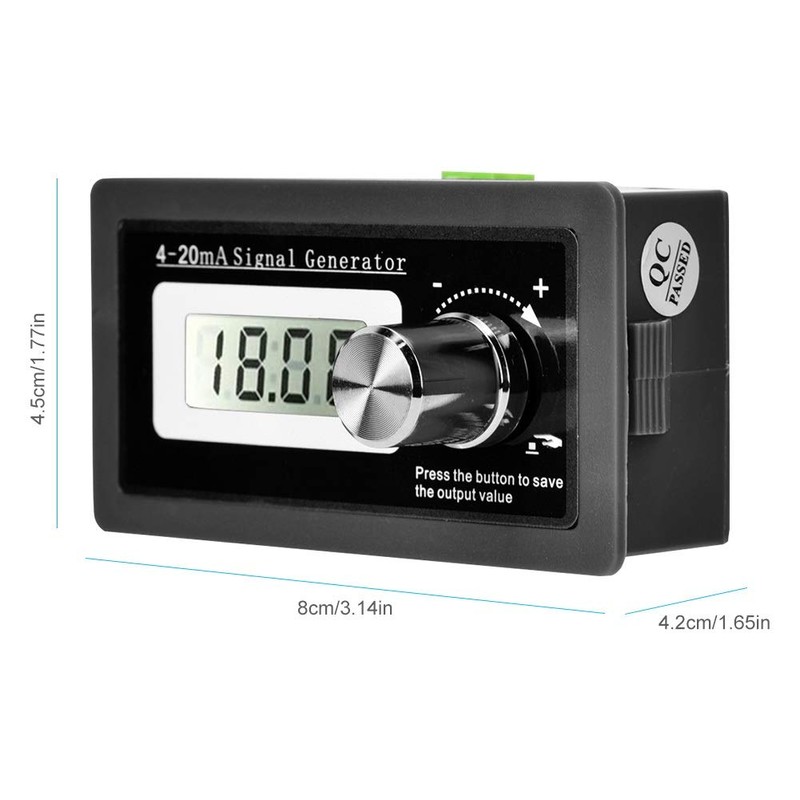 Samfox 4-20mA Signal Generator, 3-21mA Adjustable High Precision DC Current