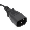 IEC320 C14 Male to IEC320 C7 Female Power Adapter Cable