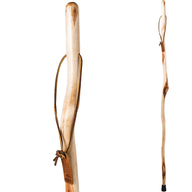 Brazos 58" Free Form Diamond Willow Wood Walking Stick for Men and Women, Made in the USA